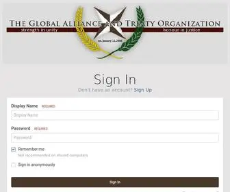 Gatoforums.net(Global Alliance and Treaty Organization) Screenshot