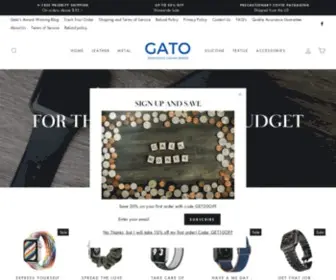 Gatoluxurywatchbands.com(Create an Ecommerce Website and Sell Online) Screenshot