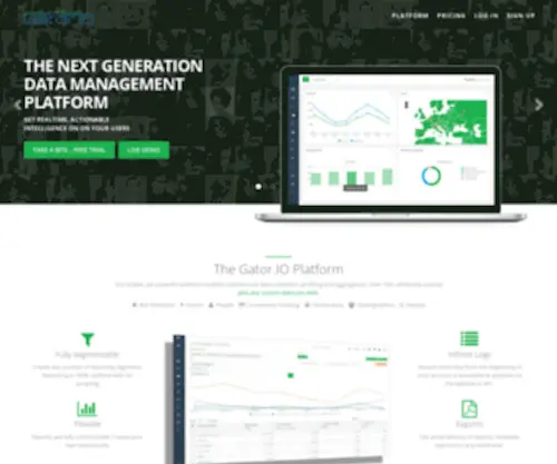 Gator.io(Data management platform) Screenshot