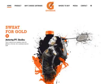 Gatorade.co.in(Gatorade) Screenshot