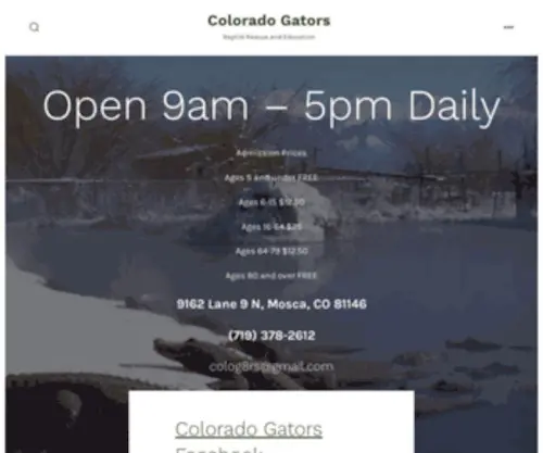 Gatorfarm.com(Colorado Gators) Screenshot