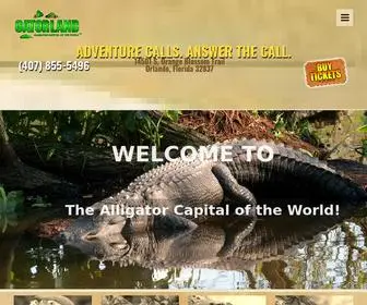 Gatorland.com(Alligators in Orlando) Screenshot