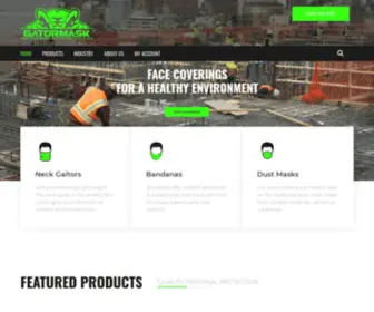 Gatormask.com(Gator Mask) Screenshot