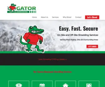 Gatormobileshredding.com(Gator Shredding) Screenshot