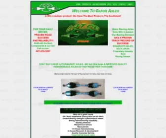 Gatorracingaxles.com(Gator Axles) Screenshot