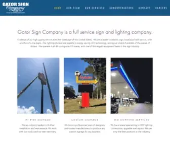 Gatorsigncompany.com(Gator Sign Company) Screenshot