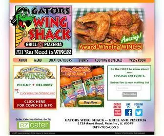 Gatorswingshack.com(Gators Wing Shack Grill and Pizzeria) Screenshot