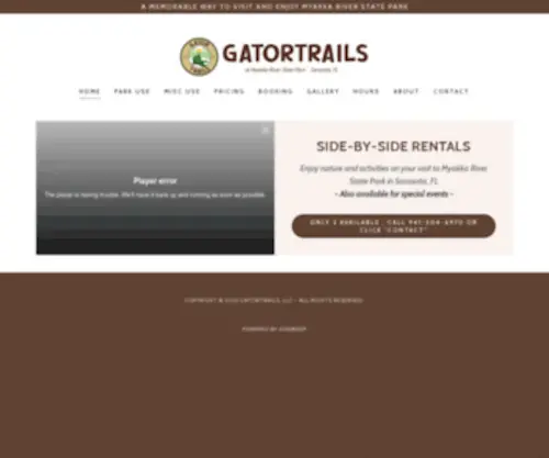 Gatortrails.com(GatorTrails, LLC) Screenshot