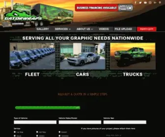 Gatorwraps.com(Vehicle & Car Wraps) Screenshot