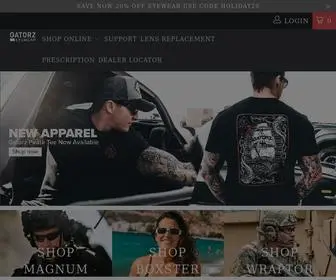 Gatorz.com(Gatorz Eyewear) Screenshot