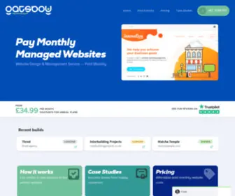 Gatsboy.com(Pay Monthly Websites) Screenshot