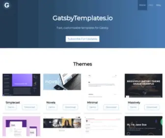 Gatsbytemplates.io(Opensource xref knowledge) Screenshot