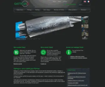 Gattegno.fr(Manufacturer of industrial cable grips) Screenshot