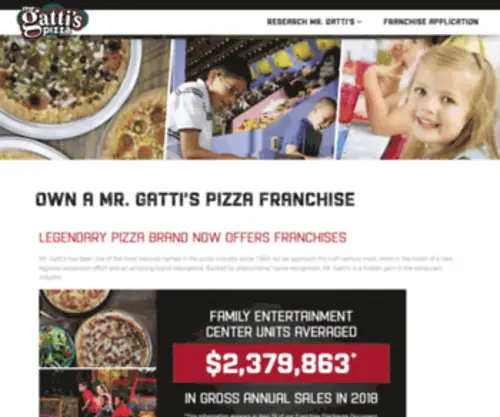 Gattispizzafranchise.com(Gattispizzafranchise) Screenshot