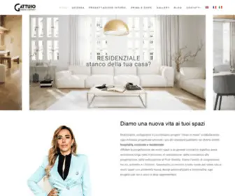 Gattusocontract.com(Interior Design e Progettazione Interni) Screenshot