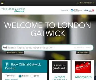 Gatwickairport.com(Official Gatwick Airport website) Screenshot