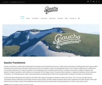 Gauchatranslations.com(Gaucha Translations) Screenshot