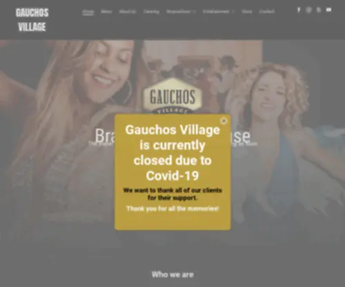 Gauchosvillage.com(Gauchos village) Screenshot