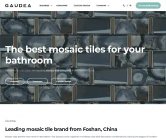 Gaudeamosaics.com(Mosaic Tile Company) Screenshot