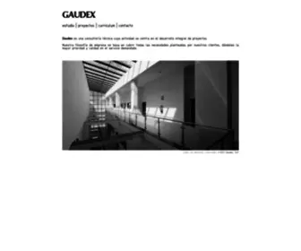 Gaudex.com(Gaudex Arquitectura) Screenshot