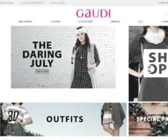 Gaudi-Clothing.com(Gaudi Clothing) Screenshot