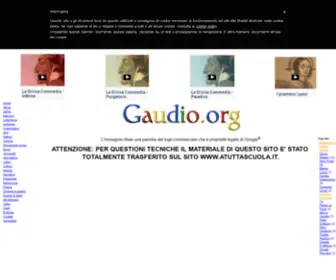 Gaudio.org(Portale delle risorse didattiche multimediali del prof) Screenshot