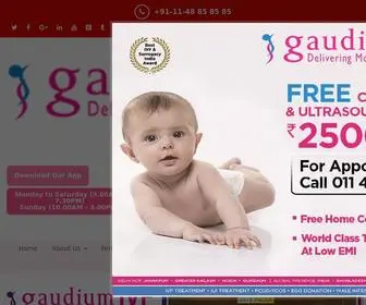 GaudiumivFcentre.com(See your hope come true with the best IVF centre in India. Gaudium IVF centre) Screenshot