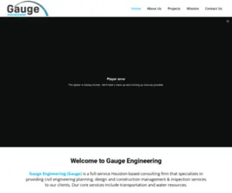 Gaugeengineering.com(Gauge Engineering) Screenshot