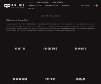 Gaugefilm.co.uk(Gauge Film) Screenshot