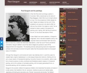 Gauguin.org(Gauguin) Screenshot