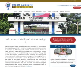 Gauhaticommercecollege.in(Gauhati Commerce College) Screenshot