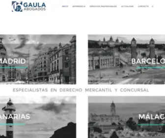 Gaula-Abogados.es(Gaula Abogados) Screenshot