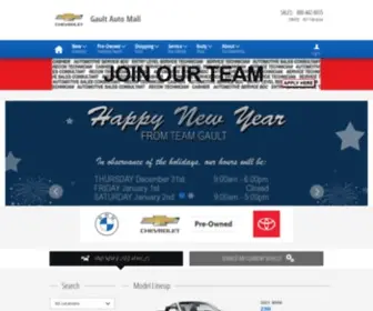 Gaultauto.com(Gault Auto Mall) Screenshot