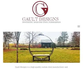 Gaultdesigns.com(Innovative, high-end steel furnishings) Screenshot