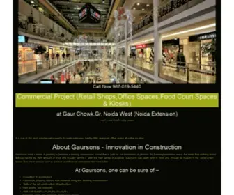 Gaur-Worldstreet.com(Commercial Property in Noida Extension) Screenshot