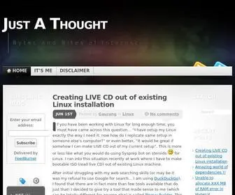 Gaurangpatel.net(Just A Thought) Screenshot