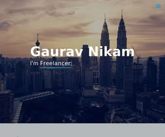 Gauravgalaxytech.com(Gaurav Nikam) Screenshot