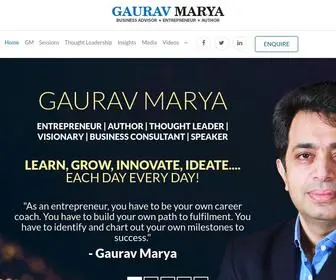 GauravMarya.com(Gaurav Marya) Screenshot