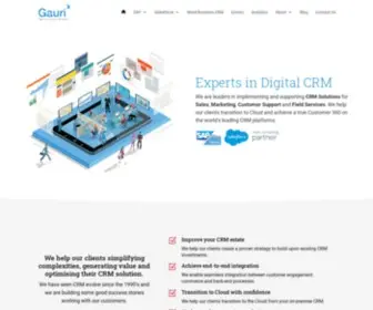 Gauri.com(Delivering Salesforce CRM and SAP ERP Solutions) Screenshot