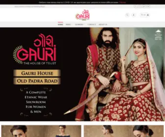 Gaurisaree.in(Best Collection of Ethnic and Wedding Wears) Screenshot