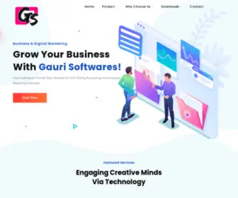 Gaurisoftwares.com(GAURI GST ACCOUNTING SOFTWARE) Screenshot