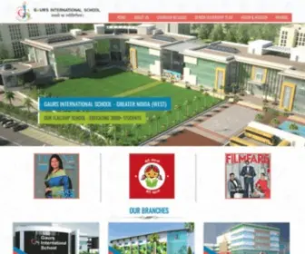 Gaursinternationalschool.com(Gaurs International School) Screenshot