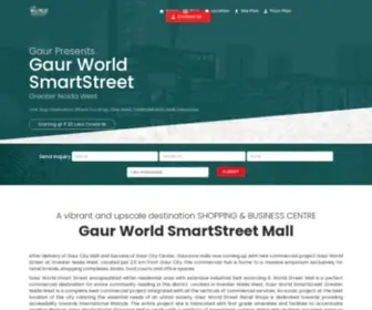 GaurWorldsmartstreet.net.in(Gaur World SmartStreet Retail Shops) Screenshot