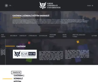 Gausem.org(Girne American University) Screenshot