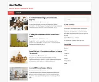 Gautama.it(Articoli, notizie e immagini dal mondo) Screenshot