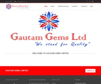 GautamGems.com(GAUTAM GEMS LIMITED) Screenshot