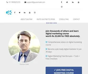 Gautamkalal.com(Gautam Kalal) Screenshot