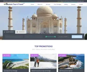 Gautamtourandtravel.com(Gautam Tour and Travels) Screenshot