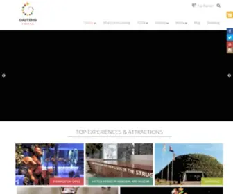 Gauteng.net(Gauteng Tourism Authority) Screenshot
