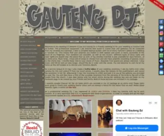 Gautengdj.co.za(Gauteng DJ) Screenshot